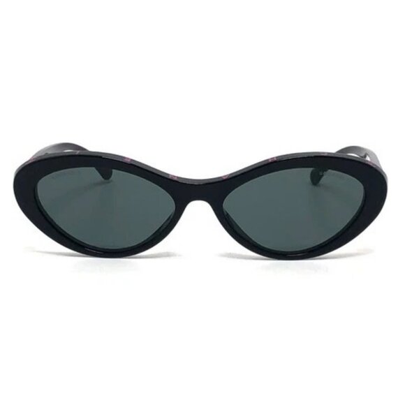 CHANEL 5416-A CC Mark Eyewear Oval Shape sunglasses Plastic Black Unused main image 13